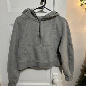 Lululemon dark grey scuba hoodie